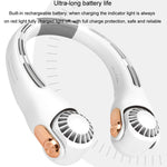 Mini ventilatore da collo in silicone USB portatile