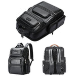 Zaino in pelle bovina con porta USB e Type-C 35x24x46cm