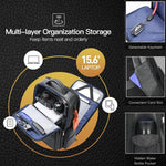 Zaino in pelle bovina con porta USB e Type-C 35x24x46cm