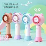 Ventilatore portatile USB mini da tavolo 3 velocità