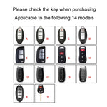 Per Nissan Car Key Cover Portachiavi Anti-perso Targa, A, B, C, D, E, F, G, H, I2, I3, I3 One-button Start, I4, X, Y