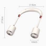 Ventilatore portatile da collo ricaricabile USB 3 velocità