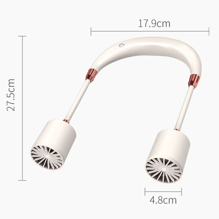 Ventilatore portatile da collo ricaricabile USB 3 velocità