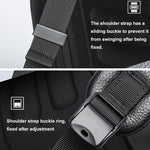 Zaino in pelle bovina impermeabile con porta USB e Type-C