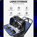 Zaino in pelle bovina impermeabile con porta USB e Type-C