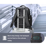 Zaino impermeabile per laptop con porta USB e Type-C
