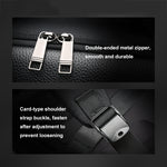 Zaino in pelle bovina con porta USB Type-C per laptop