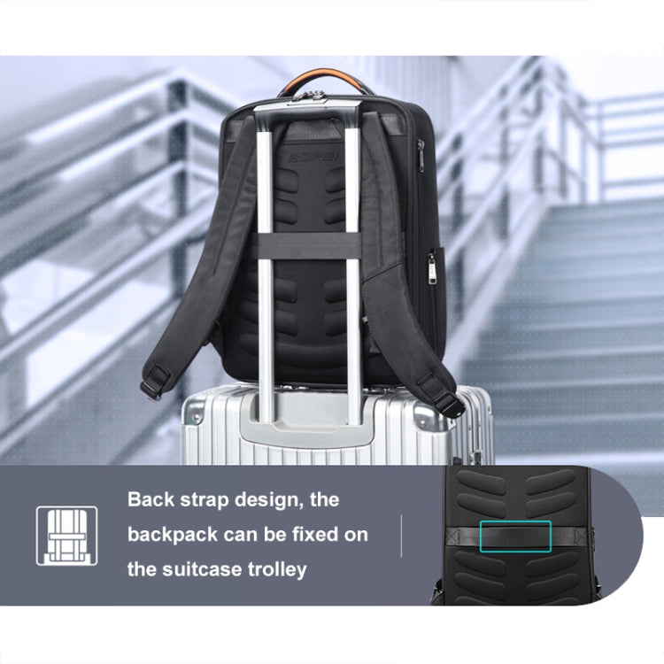 Zaino impermeabile da viaggio con porta USB e Type-C