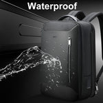 Zaino impermeabile da viaggio con porta USB e Type-C