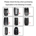 Per Kia Car Key Cover Portachiavi multifunzionale Targa anti-smarrimento, A, B, C, D, E, F, G, K