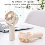 Mini ventilatore portatile da tavolo ricaricabile 3 velocità