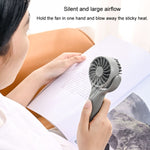 Mini ventilatore portatile da tavolo ricaricabile 3 velocità