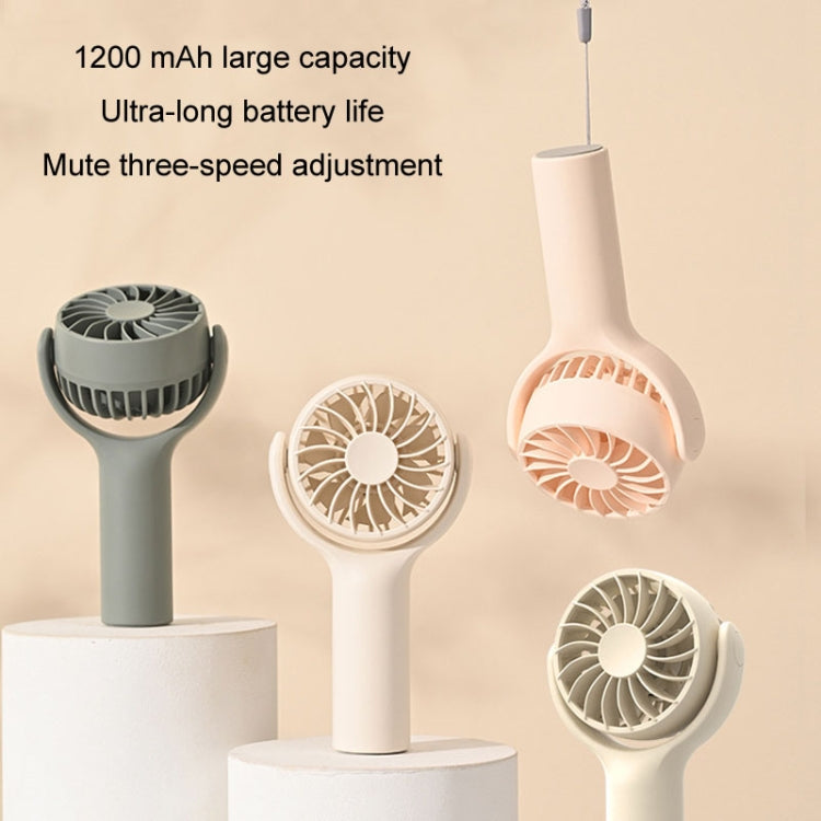 Mini ventilatore portatile da tavolo ricaricabile 3 velocità