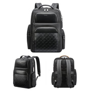 Bopai 61-91911 Zaino per laptop impermeabile da lavoro di grande capacità con porta USB + tipo C, 61-91911