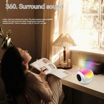 Altoparlante Bluetooth mini scheda luce colorata TWS SY-688 RGB, SY-688 White