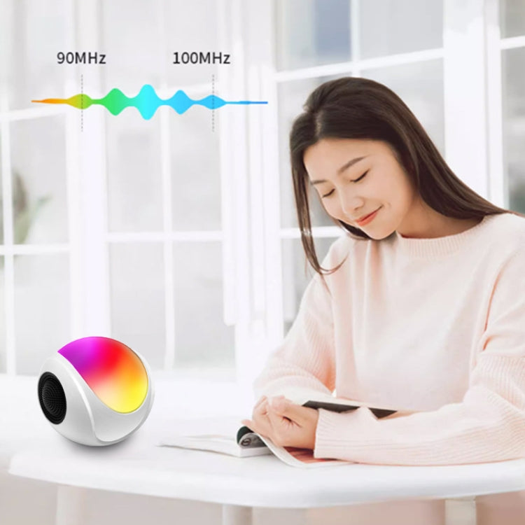 Altoparlante Bluetooth mini scheda luce colorata TWS SY-688 RGB, SY-688 White