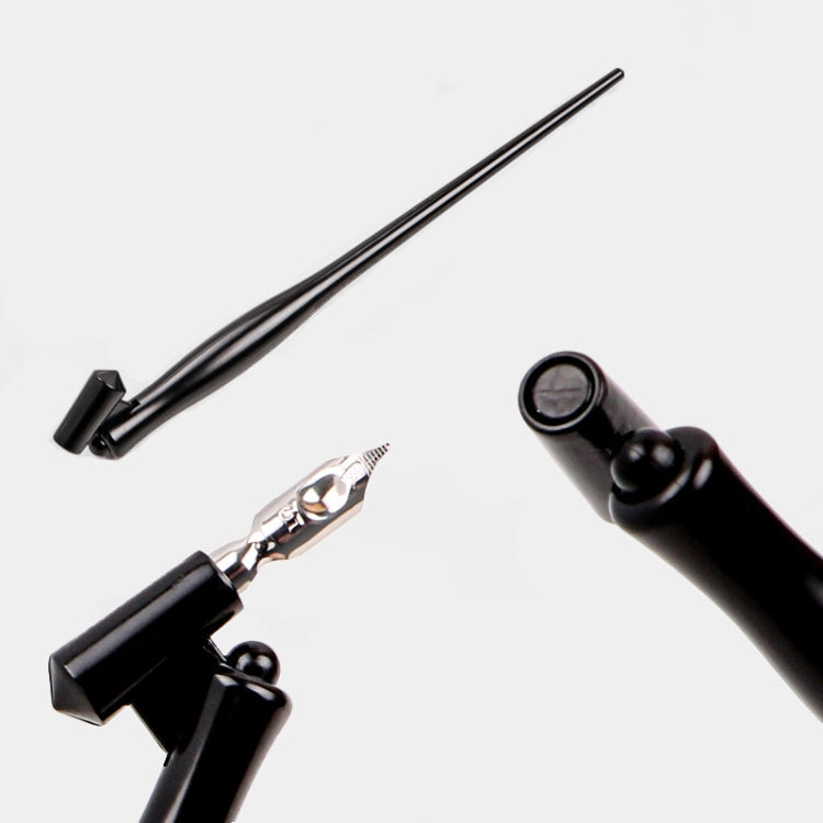 Set di penne per calligrafia con barra inclinata, penna per cartoni animati Manga con pennino a 5 penne