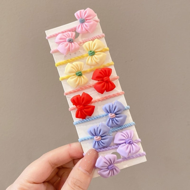 10 pz/set Fasce per capelli adorabili per bambini Anello per capelli piccolo infrangibile per bambini, Flowers 1, Avocado, Fruits And Vegetables, Flowers 2, Colorful Eight Petal Flowers, Pink Candy, Frog Animals, Ice Cream, Watermelon Fruits           ...