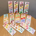 10 pz/set Fasce per capelli adorabili per bambini Anello per capelli piccolo infrangibile per bambini, Flowers 1, Avocado, Fruits And Vegetables, Flowers 2, Colorful Eight Petal Flowers, Pink Candy, Frog Animals, Ice Cream, Watermelon Fruits           ...