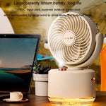 Umidificatore USB oscillante con serbatoio 300 ml