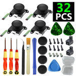 Per Nintendo Switch Joycon Joystick Thumb Stick Strumento di riparazione, 9 In 1 Kit, 19 In 1 Kit, 21 In 1 Kit, 32 In 1 Kit
