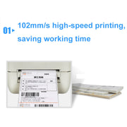 Stampante termica per codici a barre per cassieri del supermercato con porta USB Xprinter XP-450B, US Plug, EU Plug, UK Plug