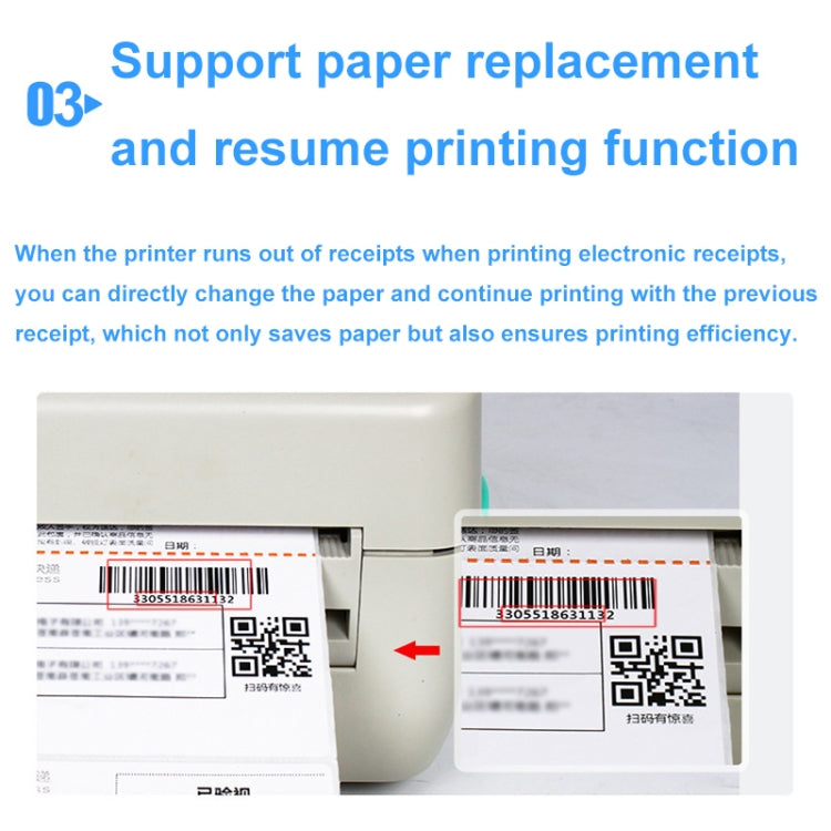 Stampante termica codici a barre Xprinter XP-450B USB