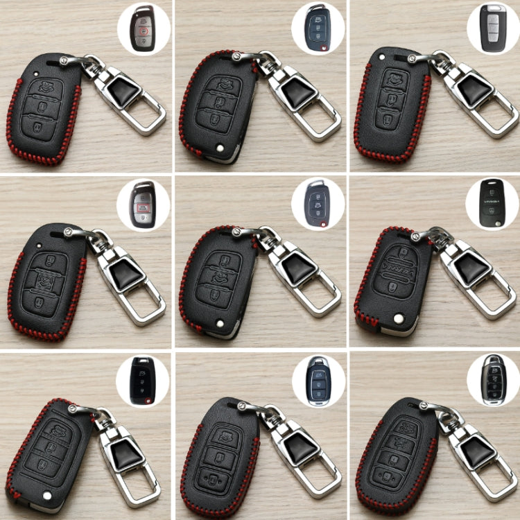 Per Hyundai Car Key Cover Portachiavi multifunzionali Targhe anti-smarrimento, A, B, C, D, E, F, G, H, H4, H5, I, J, J4, K, L