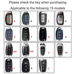 Per Hyundai Car Key Cover Portachiavi multifunzionali Targhe anti-smarrimento, A, B, C, D, E, F, G, H, H4, H5, I, J, J4, K, L