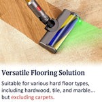 Testina morbida aspirapolvere con luce verde per Dyson