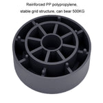 Base per lavatrice, poggiapiedi fissi ammortizzanti rialzati antiscivolo, Black 3.5cm, Black 6cm, Black 8.5cm