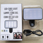 Clip selfie con luce LED ricaricabile a 3 temperature