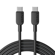 ANKER A81E1 Cavo di ricarica veloce a doppia testa per telefono cellulare doppio tipo C da 0,9 m 60 W