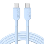 ANKER A81E1 Cavo di ricarica veloce a doppia testa per telefono cellulare doppio tipo C da 0,9 m 60 W