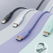 ANKER A8553 Powerline III Cavo dati doppio tipo C delicato sulla pelle da 1,8 m Cavo di ricarica rapida PD100W, 1.8m