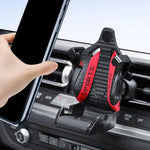 Supporto per cellulare con navigazione con presa d'aria per gravità per auto