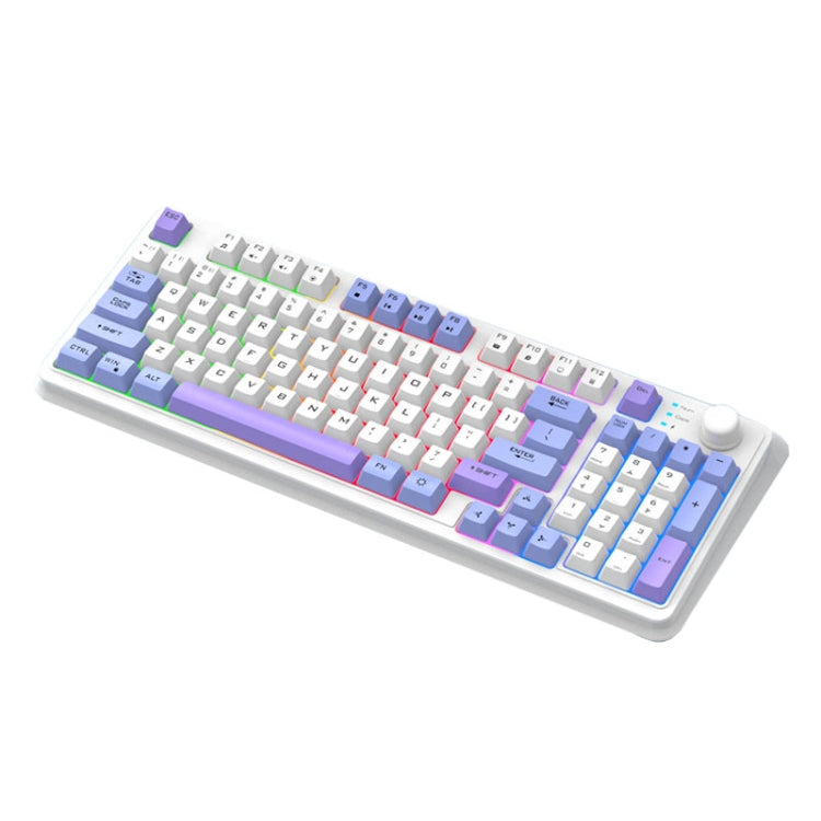 XUNSVFOX K94 Tastiera wireless Bluetooth Dual Mode Meccanica per computer portatile da gioco per ufficio