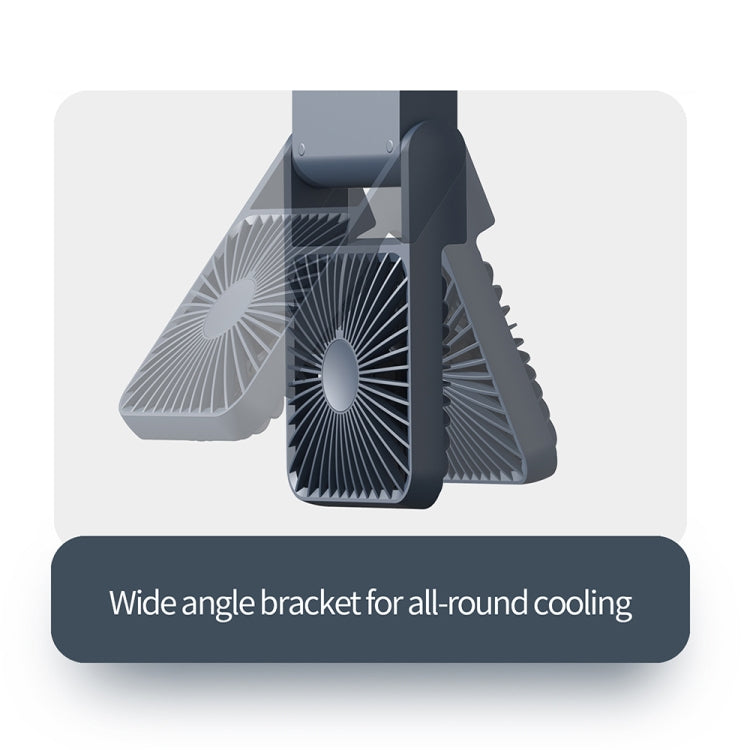 Ventilatore portatile pieghevole da tavolo con ricarica USB