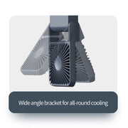 HX-123 Ventilatore piccolo sottile e leggero pieghevole da tavolo con ricarica USB montato a parete