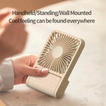 Ventilatore portatile pieghevole da tavolo con ricarica USB