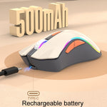 XUNSVFOX XYH52 Mouse wireless dual mode Mouse da gioco da ufficio ricaricabile e silenzioso