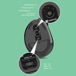 XUNSVFOX H5 Mouse verticale verticale dual mode Mouse da ufficio wireless ricaricabile
