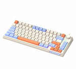 XUNSVFOX K81 Tastiera illuminata cablata per ufficio da gioco per laptop