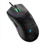 XUNSVFOX XYH90 Mouse con foro cavo cablato Mouse da gioco con programmazione macro illuminato RGB, XYH90