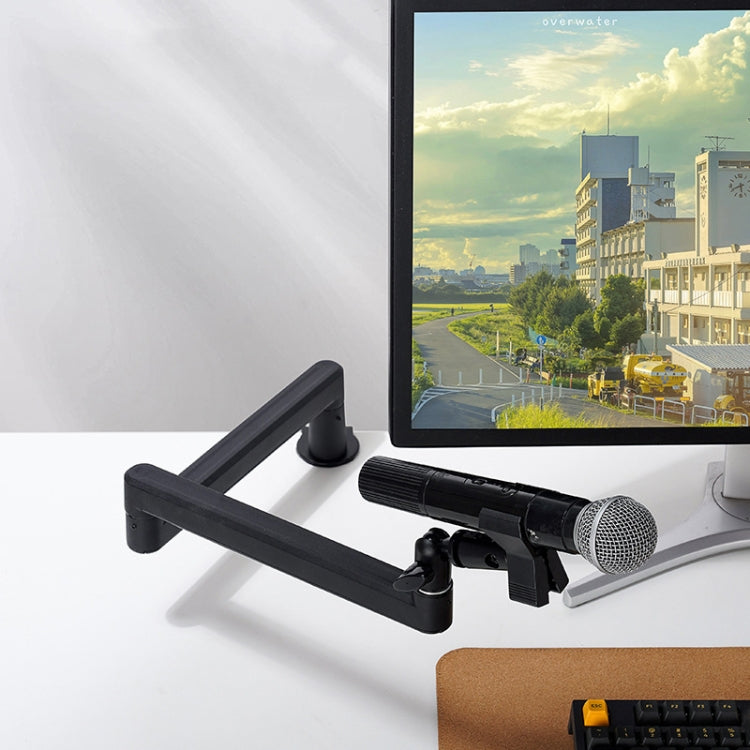 Supporto per microfono Supporto da tavolo Supporto a sbalzo regolabile a 360 gradi