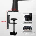 Supporto microfono da tavolo regolabile 360° in metallo