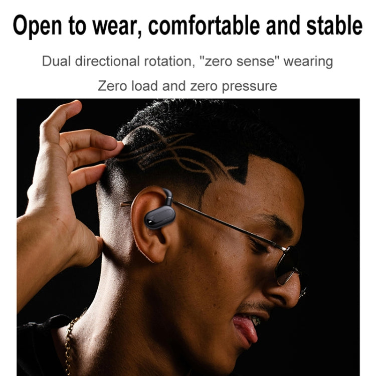 Auricolari Bluetooth con audio esterno stereo di tipo gancio con contenitore di ricarica