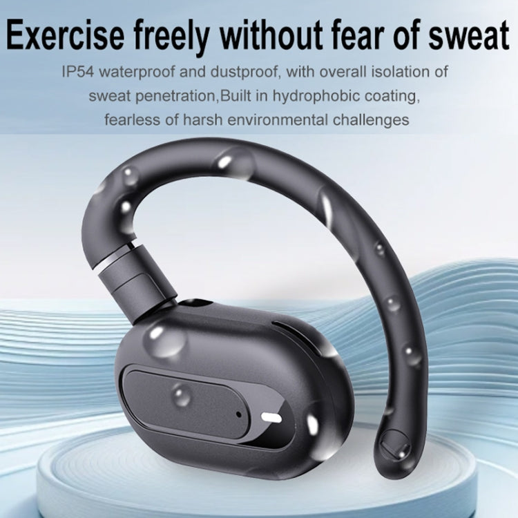 Auricolari Bluetooth con audio esterno stereo di tipo gancio con contenitore di ricarica
