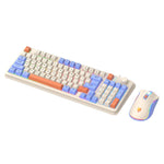 XUNSVFOX K820 Set tastiera e mouse da gioco cablato con sensazione meccanica a 94 tasti