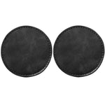 2 pezzi/set decorazione interna per auto sottobicchiere antiscivolo in pelle scamosciata per auto
